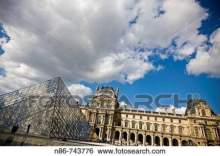 Stock Photograph - Louvre Museum, Paris, France. Fotosearch