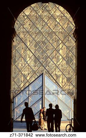 Louvre Pyramid. Paris, France View Large Photo Image Stock Image - Louvre Pyramid. Paris, France. Fotosearch