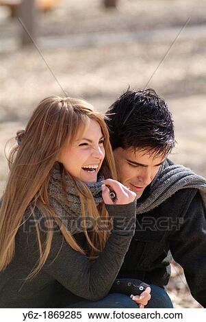 Stock Photography - Loving couple having fun. Fotosearch