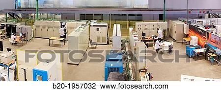 Stock Image - Low Voltage Micro Network. Testing and Certificates Services for Smart Grids and Smart meters. Certification of Power Electronics Equipment. Technological Services to Industry. Tecnalia Research & innovation, Bizkaia, Basque Country, Spain.. Fotosearch