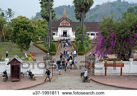Luang Phrabang National Museum. Laos. View Large Photo Image Stock Image - Luang Phrabang National Museum. Laos.. Fotosearch