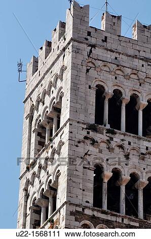 Lucca (Italy): the Cathedral of San Martino bell-tower View Large Photo Image Stock Image - Lucca (Italy): the Cathedral of San Martino bell-tower. Fotosearch
