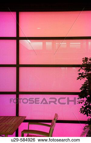Luminescent glass wall, Germany View Large Photo Image Stock Photograph - Luminescent glass wall, Germany. Fotosearch