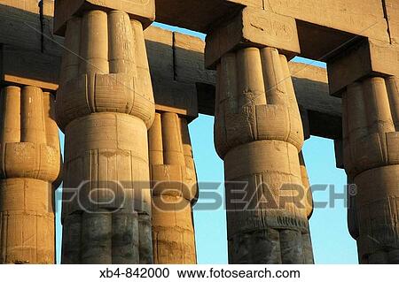 Stock Image - Luxor temple, Luxor, Egypt. Fotosearch