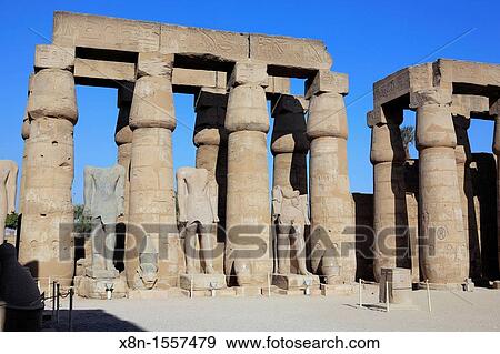 Stock Photo - Luxor temple, Luxor, Egypt. Fotosearch