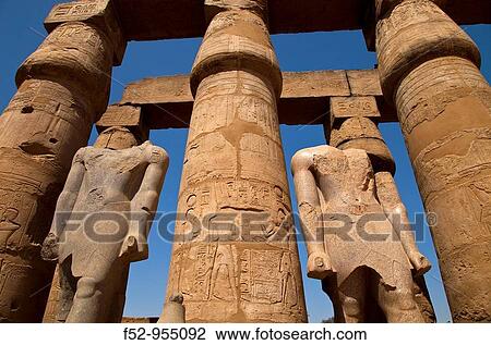 Luxor Temple. Luxor. Nile Valley. Egypt View Large Photo Image Stock Image - Luxor Temple. Luxor. Nile Valley. Egypt. Fotosearch