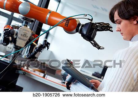 LWR robot, using haptic teleoperation with force feedback Safety in human-robot cooperation Industry, Tecnalia Research & innovation, Technology and Research Centre, Miramon Technological Park, San Sebastian, Donostia, Gipuzkoa, Basque Country, Spain View Large Photo Image Stock Photograph - LWR robot, using haptic teleoperation with force feedback Safety in human-robot cooperation Industry, Tecnalia Research & innovation, Technology and Research Centre, Miramon Technological Park, San Sebastian, Donostia, Gipuzkoa, Basque Country, Spain. Fotosearch