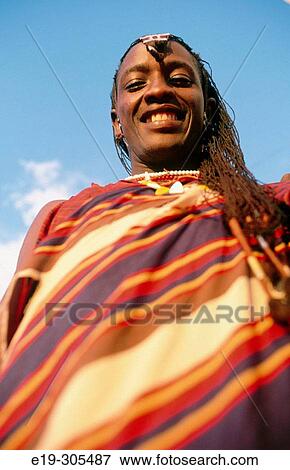 Maasai man. Zanzibar, Tanzania View Large Photo Image Stock Photo - Maasai man. Zanzibar, Tanzania. Fotosearch