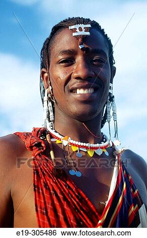 Maasai man. Zanzibar, Tanzania View Large Photo Image Stock Photograph - Maasai man. Zanzibar, Tanzania. Fotosearch