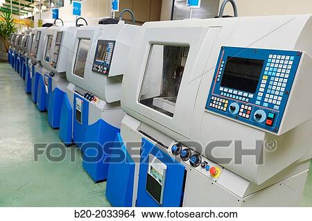 Picture - Machine tool for training students. IMH. Institute of Machine Tools. Elgoibar. Gipuzkoa. Basque Country. Spain.. Fotosearch