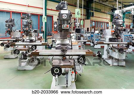 Stock Photograph - Machine tool for training students. IMH. Institute of Machine Tools. Elgoibar. Gipuzkoa. Basque Country. Spain.. Fotosearch