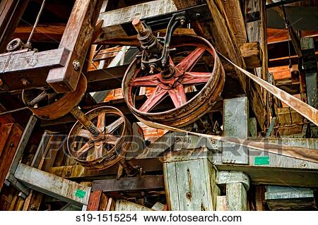 Machinery in Kennicott Mine, Alaska View Large Photo Image Picture - Machinery in Kennicott Mine, Alaska. Fotosearch