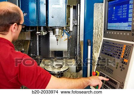 Picture - Machining center. IMH. Institute of Machine Tools. Elgoibar. Gipuzkoa. Basque Country. Spain.. Fotosearch