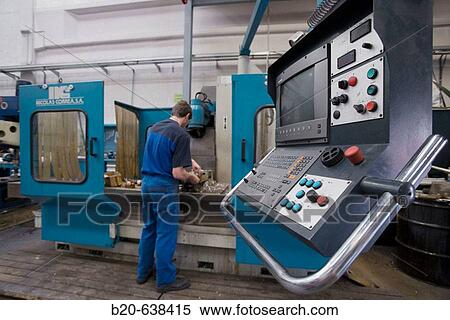 Machining workshop, CNC milling cutter. Loiu, Biscay, Euskadi, Spain View Large Photo Image Stock Photography - Machining workshop, CNC milling cutter. Loiu, Biscay, Euskadi, Spain. Fotosearch
