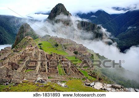 Machu Picchu archaeological site, Cuzco, Peru View Large Photo Image Stock Image - Machu Picchu archaeological site, Cuzco, Peru. Fotosearch