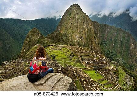 Machu Picchu sacred city of the Inca empire, Cusco region, Peru View Large Photo Image Stock Photograph - Machu Picchu sacred city of the Inca empire, Cusco region, Peru. Fotosearch
