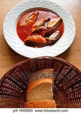 Mackerel in Tomato Sauce. View Large Photo Image Stock Image - Mackerel in Tomato Sauce.. Fotosearch