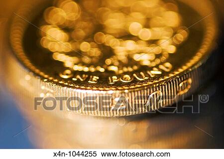 Macro shot of British pound coins View Large Photo Image Stock Photography - Macro shot of British pound coins. Fotosearch