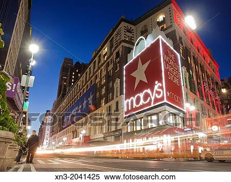 Macy's Department Store, West 34th street, Herald Square, Midtown, Manhattan, New York, New York City, United States, USA View Large Photo Image Stock Photography - Macy's Department Store, West 34th street, Herald Square, Midtown, Manhattan, New York, New York City, United States, USA. Fotosearch