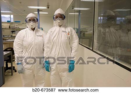 Stock Photo - Mad cow disease and avian flu research team, Laboratory of Bio-Safety Level P3, Departamento de Producci? n y Sanidad Animal, Neiker Tecnalia, Instituto de Investigaci? n y Desarrollo Agrario, Ganadero, Forestal y del Medio Natural, Euskadi, Spain. Fotosearch