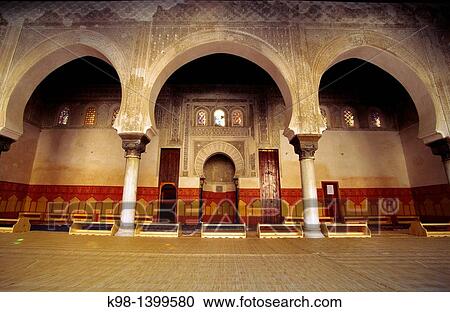 Madrasa Bou Inania, Fez, Fez el-Bali, Morocco View Large Photo Image Stock Image - Madrasa Bou Inania, Fez, Fez el-Bali, Morocco. Fotosearch
