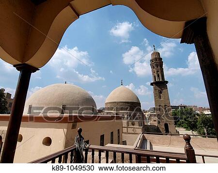 Stock Image - Madraza de Sunqur Sadi, El Cairo, Egipto. Fotosearch