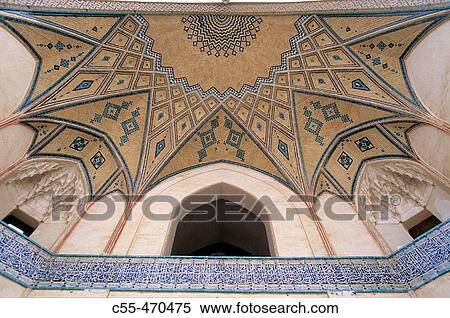 Madressheh Agha Bozorg mosque. Kashan. Iran. View Large Photo Image Stock Photography - Madressheh Agha Bozorg mosque. Kashan. Iran.. Fotosearch