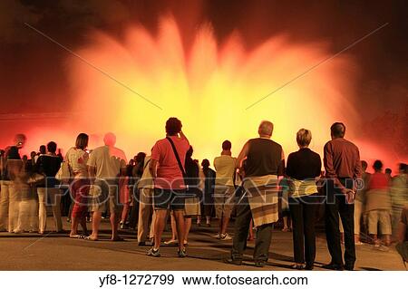 Magic Fountain, Montjuic, Barcelona, Catalonia, Spain View Large Photo Image Stock Photo - Magic Fountain, Montjuic, Barcelona, Catalonia, Spain. Fotosearch