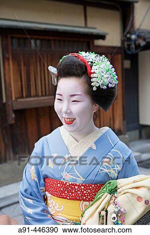 ? Maiko? (geisha apprentices) walking to their evening appointment in the traditional quarters of Gion and Pontocho. Kyoto. Kansai, Japan View Large Photo Image Stock Image - ? Maiko? (geisha apprentices) walking to their evening appointment in the traditional quarters of Gion and Pontocho. Kyoto. Kansai, Japan. Fotosearch