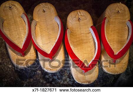 Maiko shoes Okobo tall wooden shoes Kyoto Kansai, Japan View Large Photo Image Stock Image - Maiko shoes Okobo tall wooden shoes Kyoto Kansai, Japan. Fotosearch