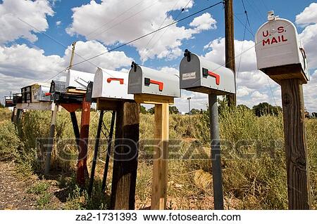 Mailboxes, South West, USA View Large Photo Image Stock Image - Mailboxes, South West, USA. Fotosearch