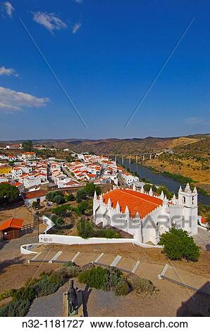 Main Church? igreja matriz?, Guadiana River, Mertola, Baixo Alentejo, Portugal, Europe. View Large Photo Image Stock Photo - Main Church? igreja matriz?, Guadiana River, Mertola, Baixo Alentejo, Portugal, Europe.. Fotosearch