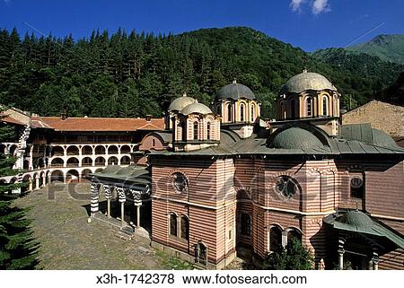 main church of the Rila Monastery, Bulgaria, Europe View Large Photo Image Stock Photo - main church of the Rila Monastery, Bulgaria, Europe. Fotosearch