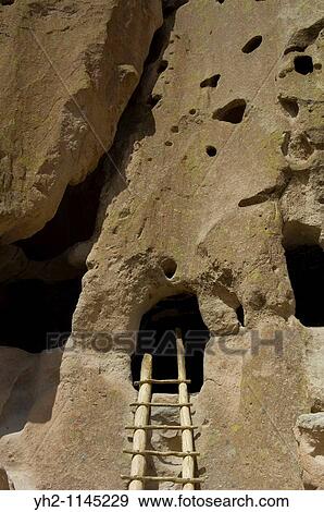 Main Loop trail showing the archeology features along Frijoles Canyon at Bandelier National Monument in New Mexico View Large Photo Image Stock Photo - Main Loop trail showing the archeology features along Frijoles Canyon at Bandelier National Monument in New Mexico. Fotosearch