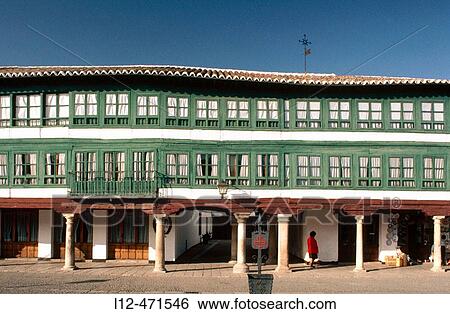 Main Square, Almagro. Ciudad Real province, Castilla-La Mancha, Spain View Large Photo Image Stock Photograph - Main Square, Almagro. Ciudad Real province, Castilla-La Mancha, Spain. Fotosearch