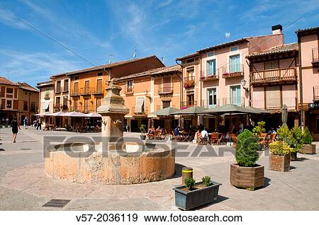 Main Square. Ayllon, Segovia province, Castilla Leon, Spain. View Large Photo Image Stock Photo - Main Square. Ayllon, Segovia province, Castilla Leon, Spain.. Fotosearch