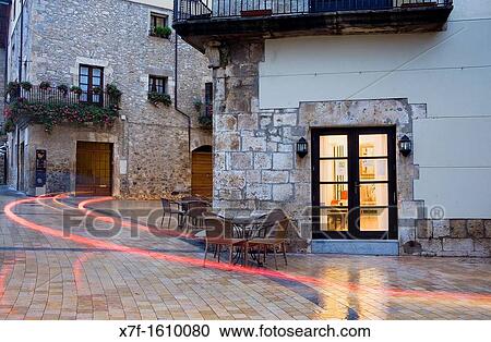Main square, Besal, Garrotxa, Girona province Catalonia Spain View Large Photo Image Stock Image - Main square, Besal, Garrotxa, Girona province Catalonia Spain. Fotosearch