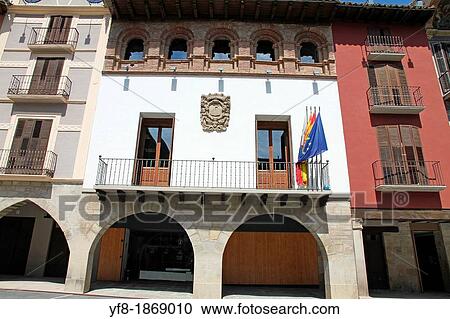 Main square, Graus, Huesca, Spain View Large Photo Image Stock Image - Main square, Graus, Huesca, Spain. Fotosearch