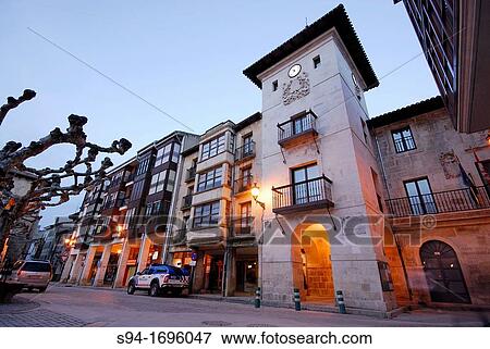 Main square of Briviesca, Burgos, Spain View Large Photo Image Stock Photo - Main square of Briviesca, Burgos, Spain. Fotosearch