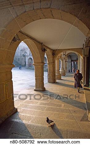 Main Square, Orense, Galicia, Spain View Large Photo Image Stock Image - Main Square, Orense, Galicia, Spain. Fotosearch