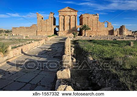 Main temple 2nd century, Sbeitla, Tunisia View Large Photo Image Stock Image - Main temple 2nd century, Sbeitla, Tunisia. Fotosearch