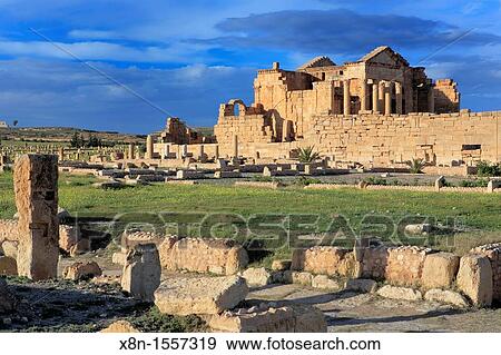 Main temple 2nd century, Sbeitla, Tunisia View Large Photo Image Stock Photo - Main temple 2nd century, Sbeitla, Tunisia. Fotosearch