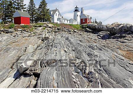 Maine coast Pemaquid Point Lighthouse. View Large Photo Image Stock Photography - Maine coast Pemaquid Point Lighthouse.. Fotosearch