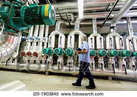 Maintenance Technician, Pumps ventilation and air conditioning, Onkologikoa Hospital, Oncology Institute, Case Center for prevention, diagnosis and treatment of cancer, Donostia, San Sebastian, Gipuzkoa, Basque Country, Spain View Large Photo Image Stock Photography - Maintenance Technician, Pumps ventilation and air conditioning, Onkologikoa Hospital, Oncology Institute, Case Center for prevention, diagnosis and treatment of cancer, Donostia, San Sebastian, Gipuzkoa, Basque Country, Spain. Fotosearch