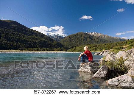 Makarora River, Aspiring National Park, South Island, New Zealand View Large Photo Image Stock Photo - Makarora River, Aspiring National Park, South Island, New Zealand. Fotosearch