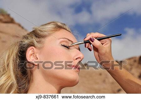 Make up on the beach. View Large Photo Image Stock Image - Make up on the beach.. Fotosearch