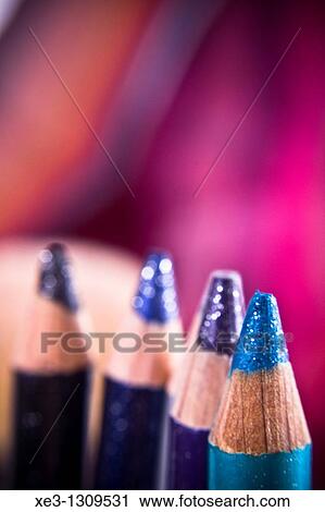 Stock Image - Makeup pencils. Fotosearch