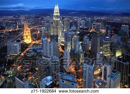 Malaysia, Kuala Lumpur, City Centre, aerial view, View Large Photo Image Picture - Malaysia, Kuala Lumpur, City Centre, aerial view,. Fotosearch