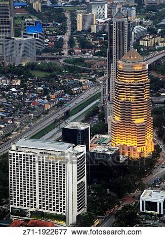 Malaysia, Kuala Lumpur, Hotel Maya, Public Bank, View Large Photo Image Stock Photo - Malaysia, Kuala Lumpur, Hotel Maya, Public Bank,. Fotosearch