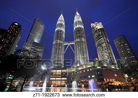 Stock Image - Malaysia, Kuala Lumpur, Petronas Towers,. Fotosearch